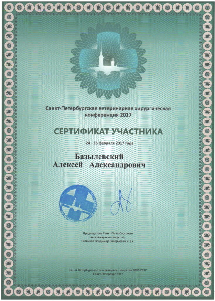 sertifikat-bazylevskiy-aleksey-aleksandrovich-31-733x1024 Базылевский Алексей Александрович